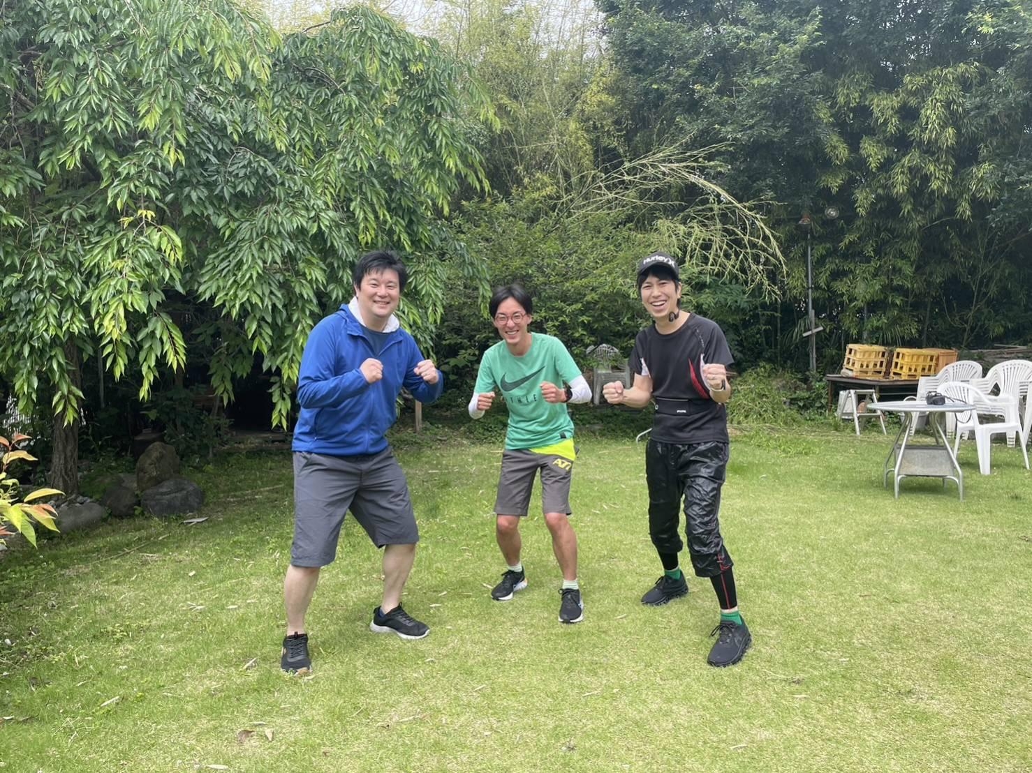 籠屋ジョギングサークル!BBQ前に多摩川沿い走りました!