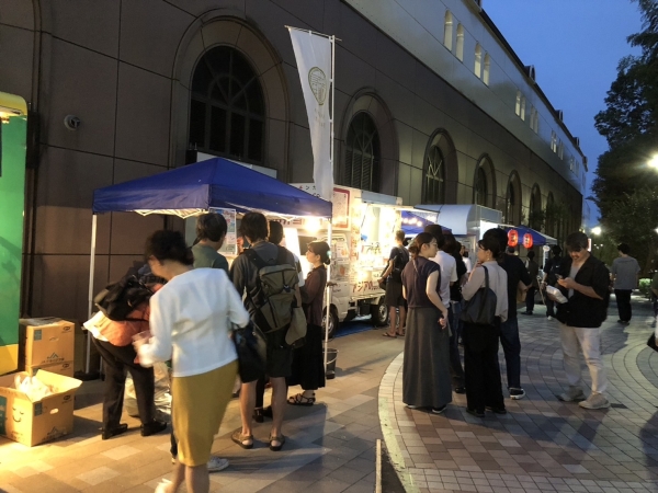 狛江駅前ビアガーデンのイベントに出店しました！