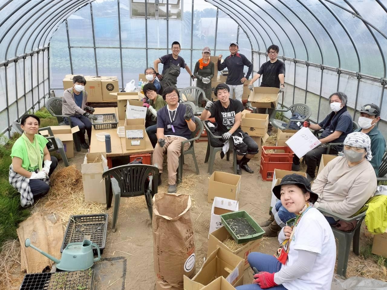 【大麦レポート】6月20日脱穀作業＆BBQ